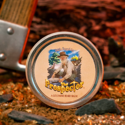 The Prospector - Beard Balm - Glacier Creek Water, Sugar Pine Timber, Frontier Turned Soil