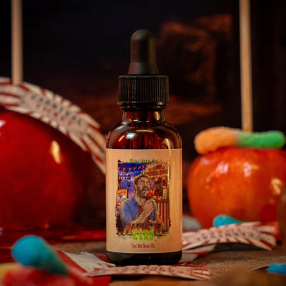 Patient Zero - Beard Oil - Tart Gummy Candy, Spiced Harvest Musk, Buttery Fried Dough
