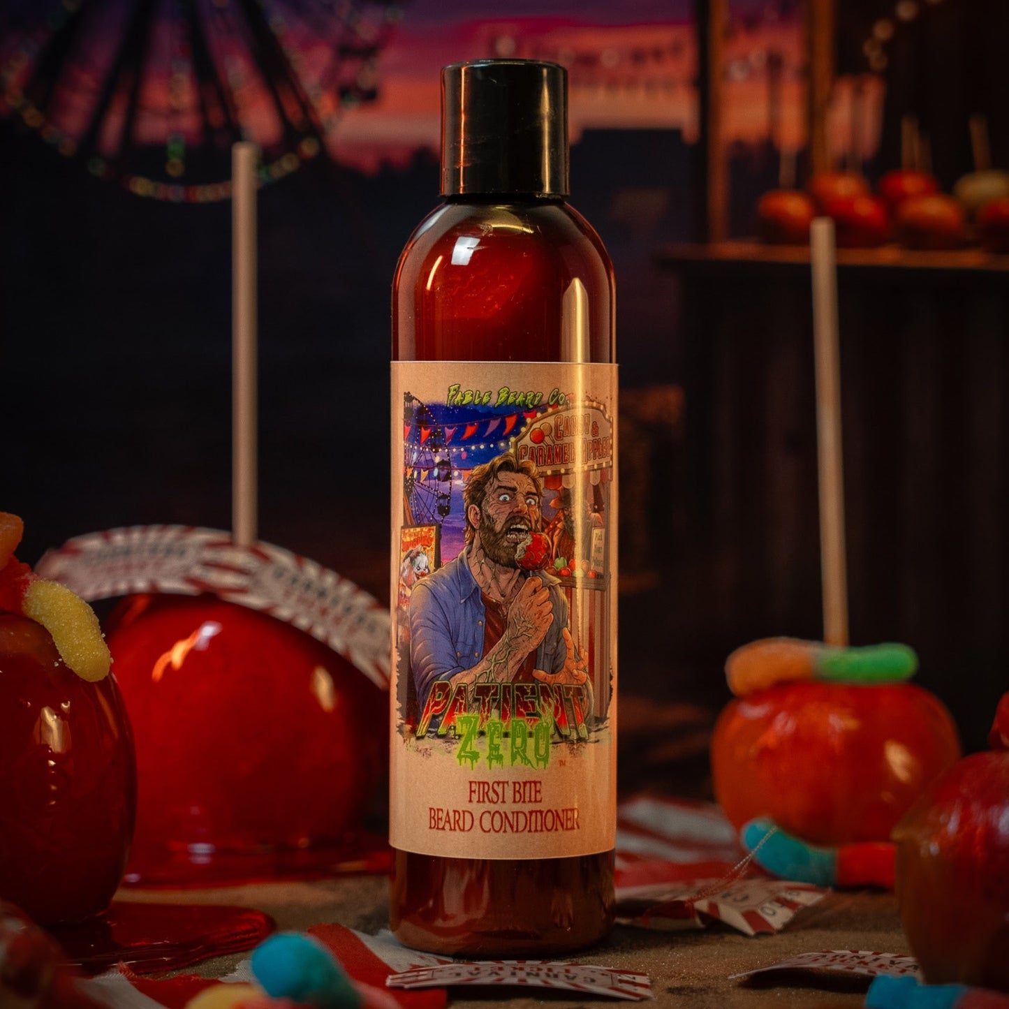 Patient Zero - Beard Conditioner - Tart Gummy Candy, Spiced Harvest Musk, Buttery Fried Dough