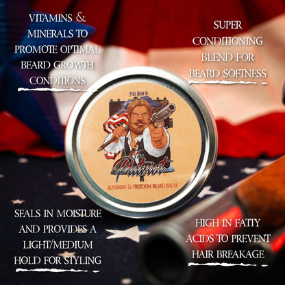 The Patriot - Beard Balm - Southern Pecan Pie, Fresh Spring Berries, and Creamy Vanilla