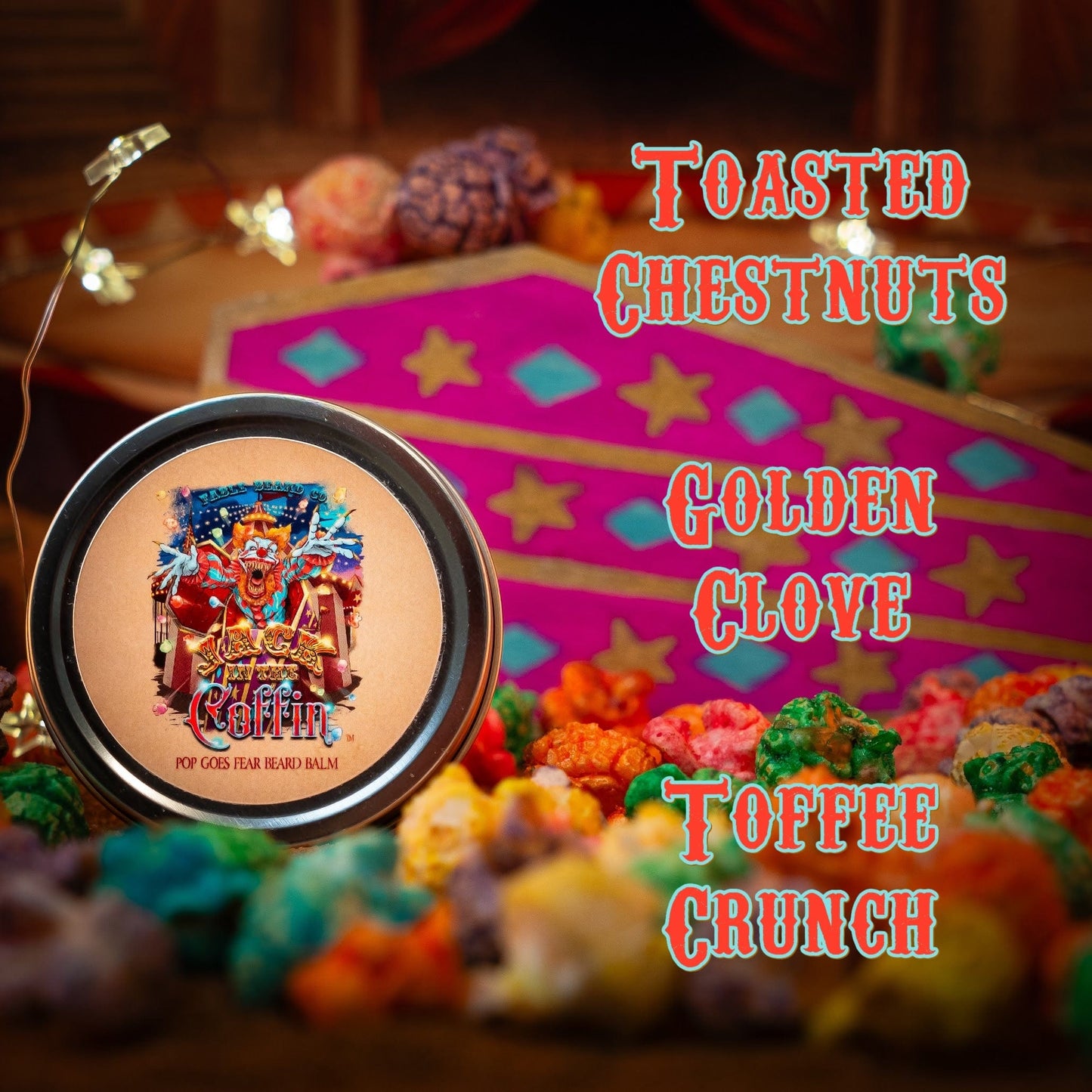 Jack-In-The-Coffin - Beard Balm - Toasted Chestnuts, Golden Clove, Toffee Crunch