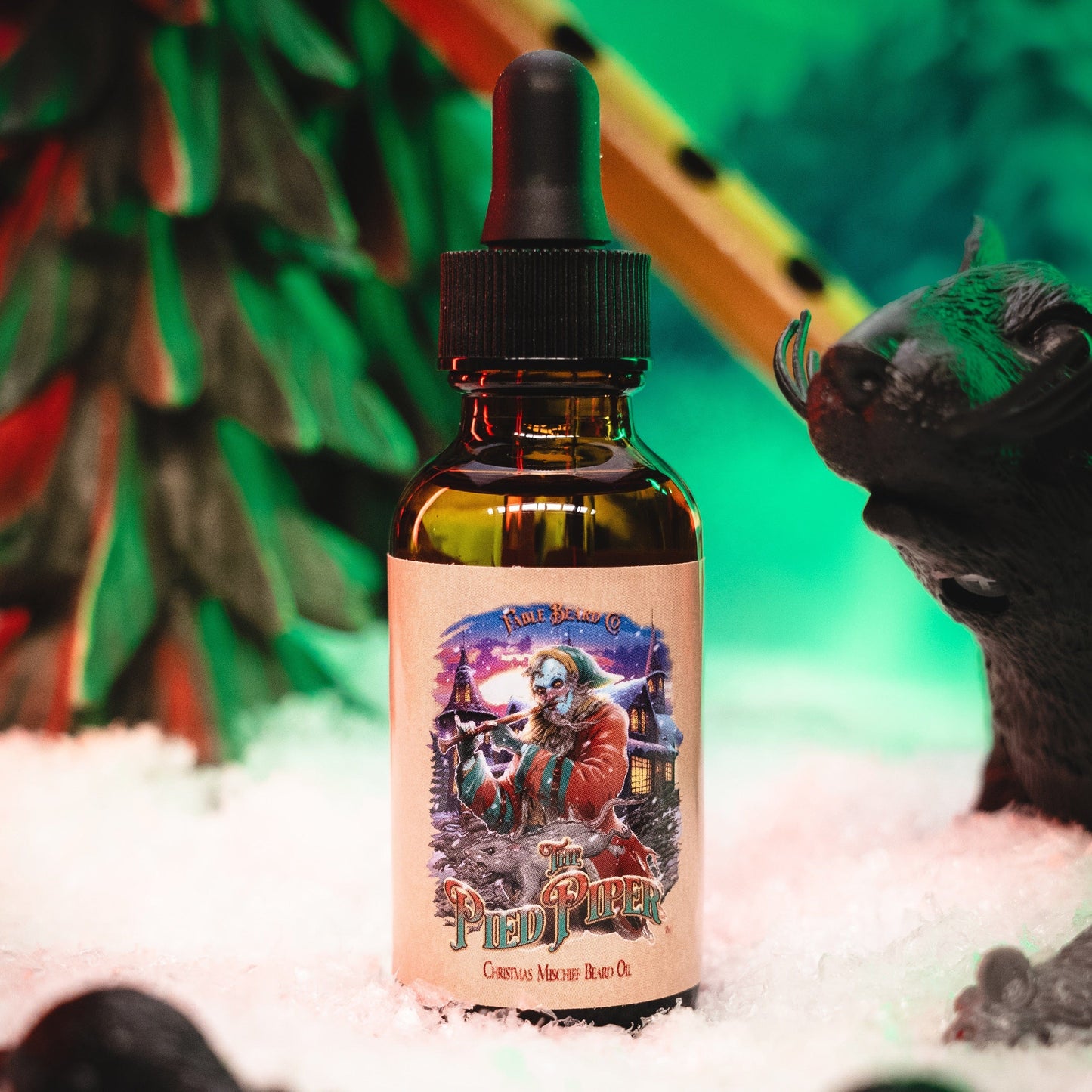 The Pied Piper - Beard Oil - Mashed Sugared Apples, Iced Fir Needles, and Warm Mahogany