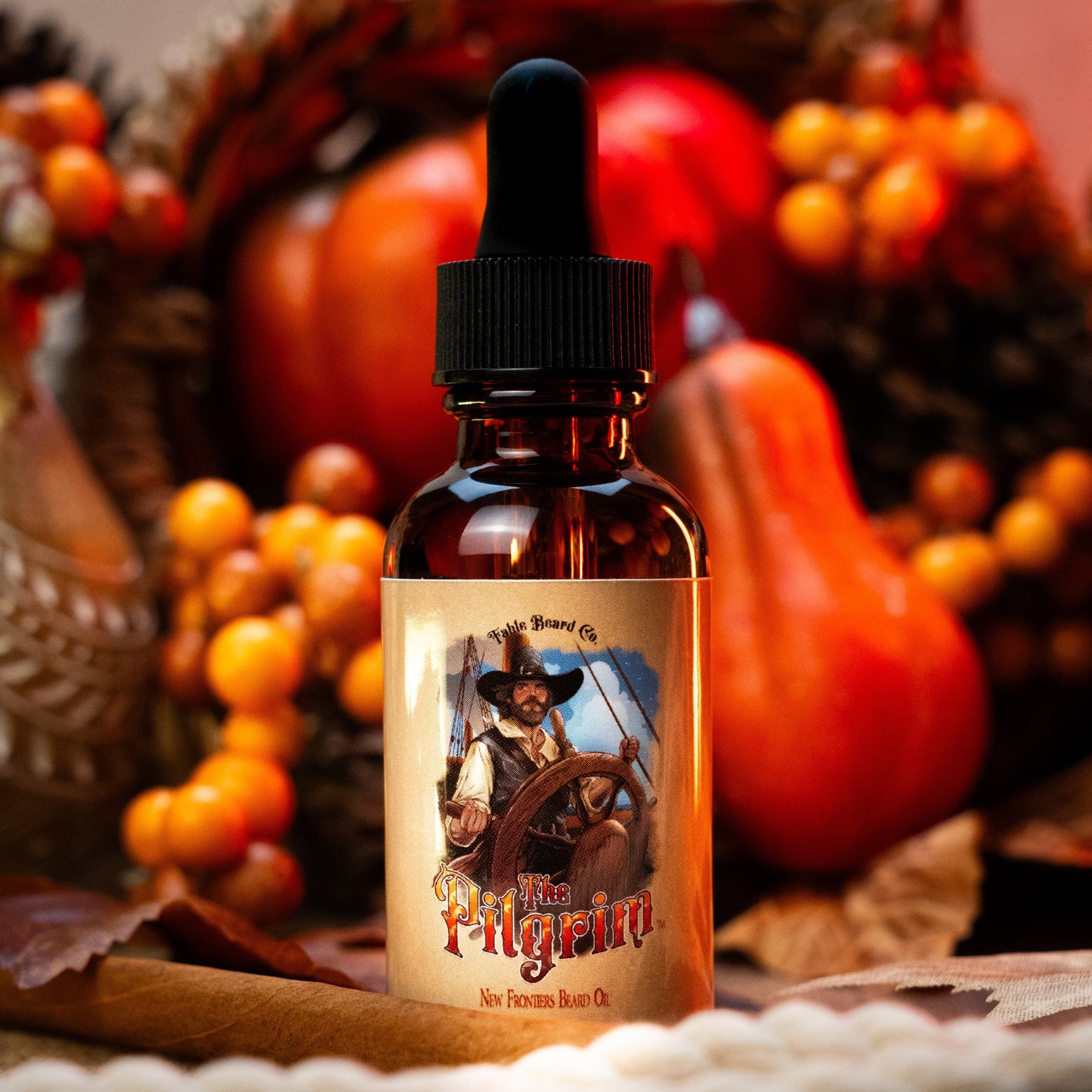 The Pilgrim - Beard Oil - Freshly Fallen Leaves, Golden Nectar, White Musk, & Imported Spices