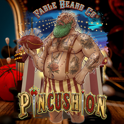 Pincushion - Beard Balm - Big Top Timberwood, Caramelized Maple Ember, Shadowed Bergamot