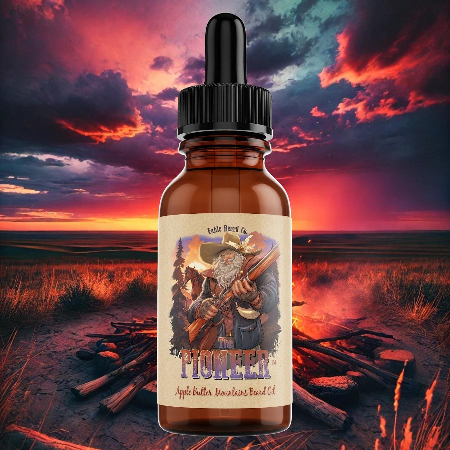 The Pioneer - Beard Oil - Apple Butter, Toasted Marshmallow, and Vanilla Liquor