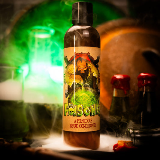 The Poisoner - Beard Conditioner - Spiked Bourbon, Aged Barrels, Deadly Apples, Toxic Spices