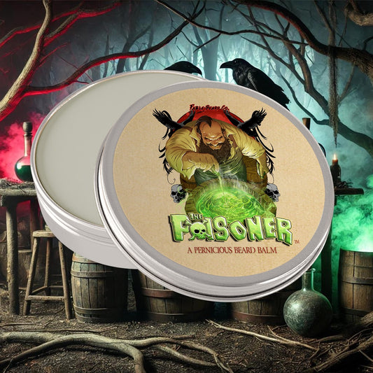 The Poisoner - Beard Balm - Spiked Bourbon, Aged Barrels, Deadly Apples, Toxic Spices