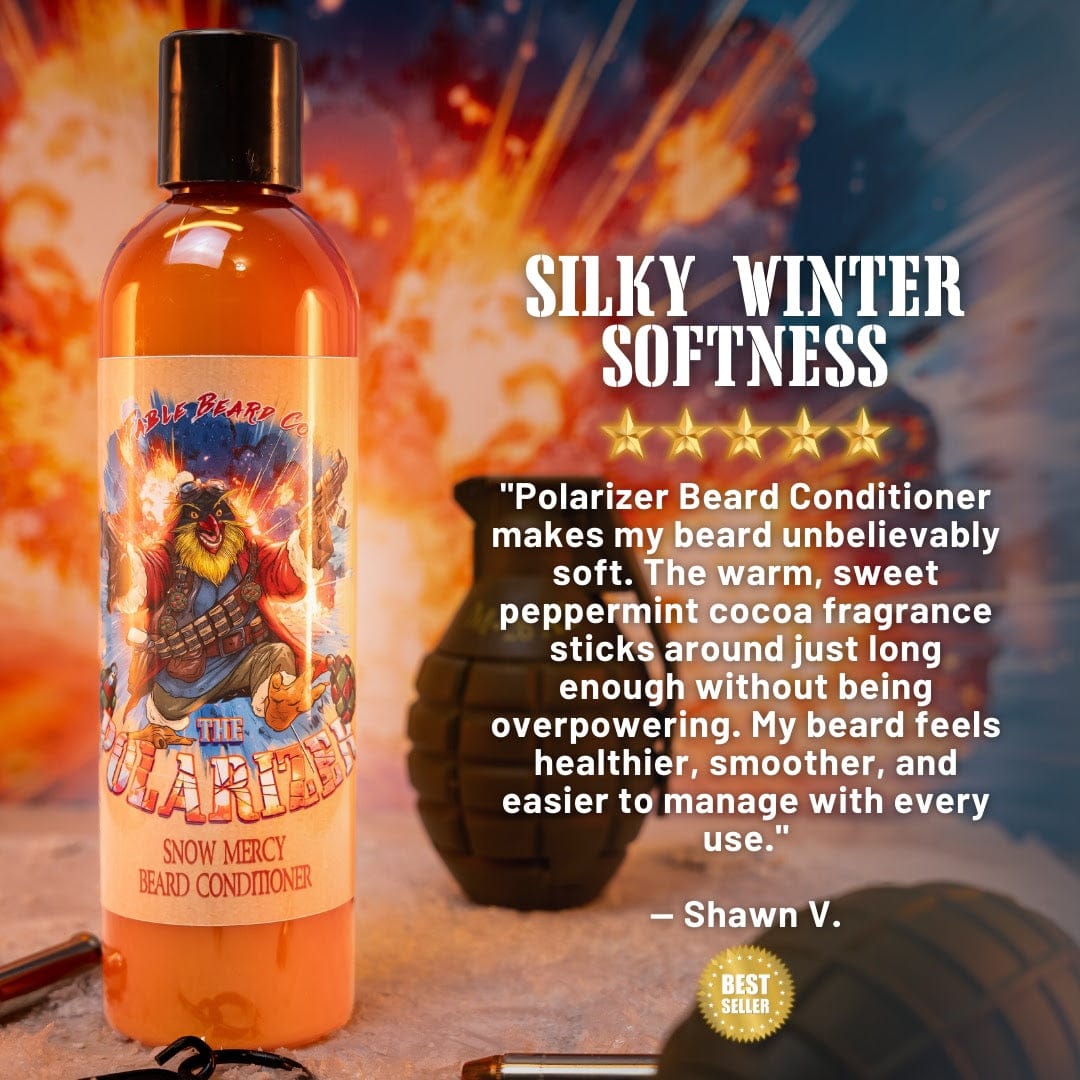 The Polarizer - Beard Conditioner - Peppermint Hot Cocoa, Powdered Sugar, Condensed Milk