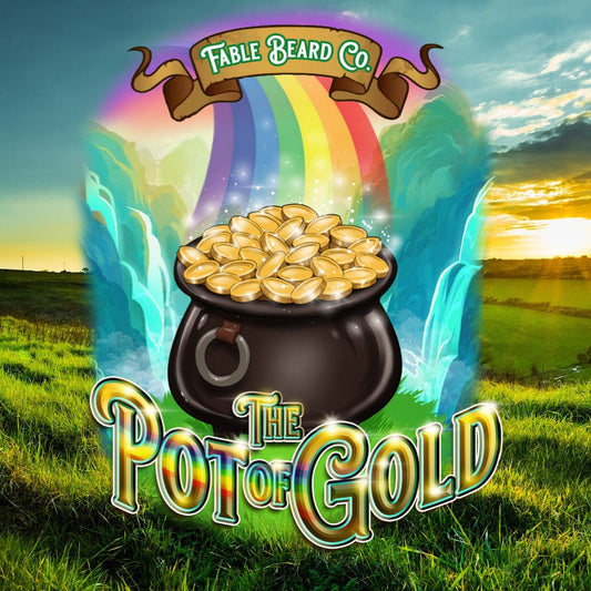Pot Of Gold - Beard Oil - Raspberry Mint, Muscadine Wine, and Amber Woods