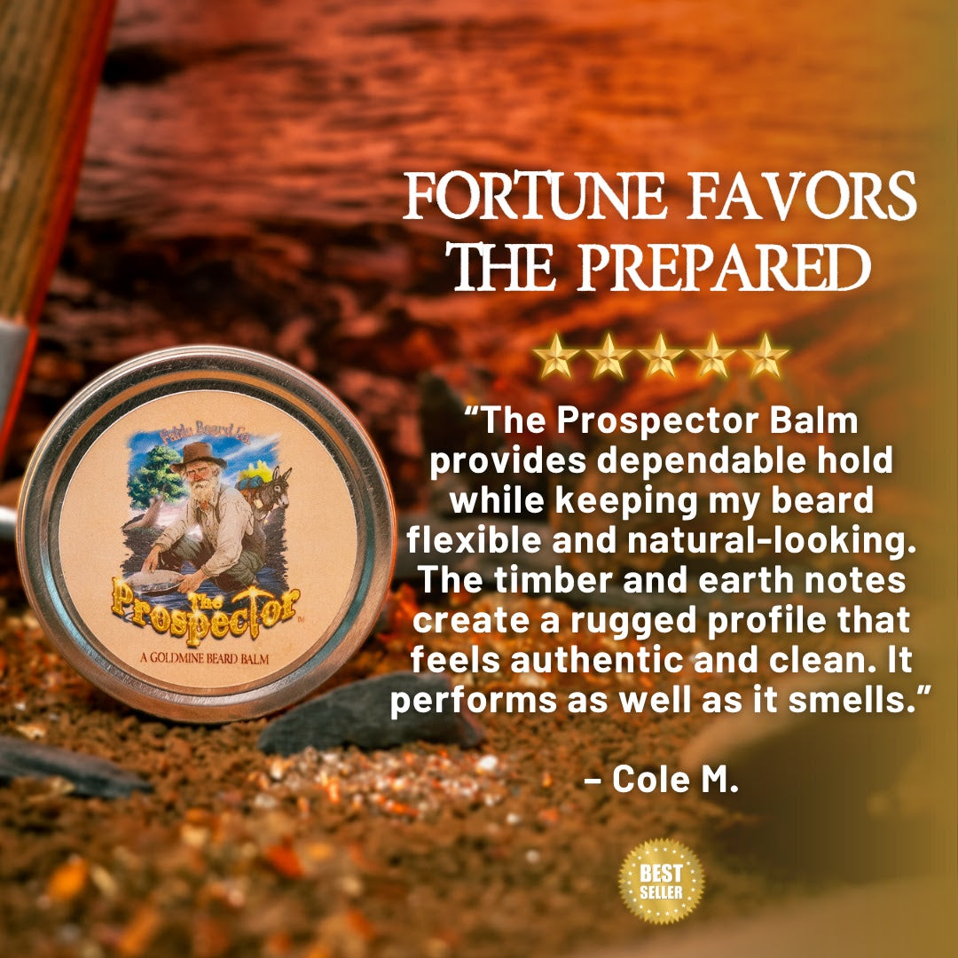 The Prospector - Complete Balm Kit - Glacier Creek Water, Sugar Pine Timber, Frontier Turned Soil
