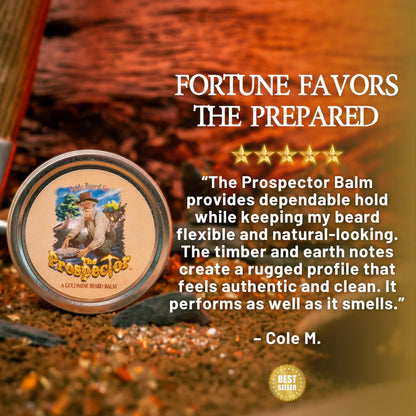 The Prospector - Complete Balm Kit - Glacier Creek Water, Sugar Pine Timber, Frontier Turned Soil
