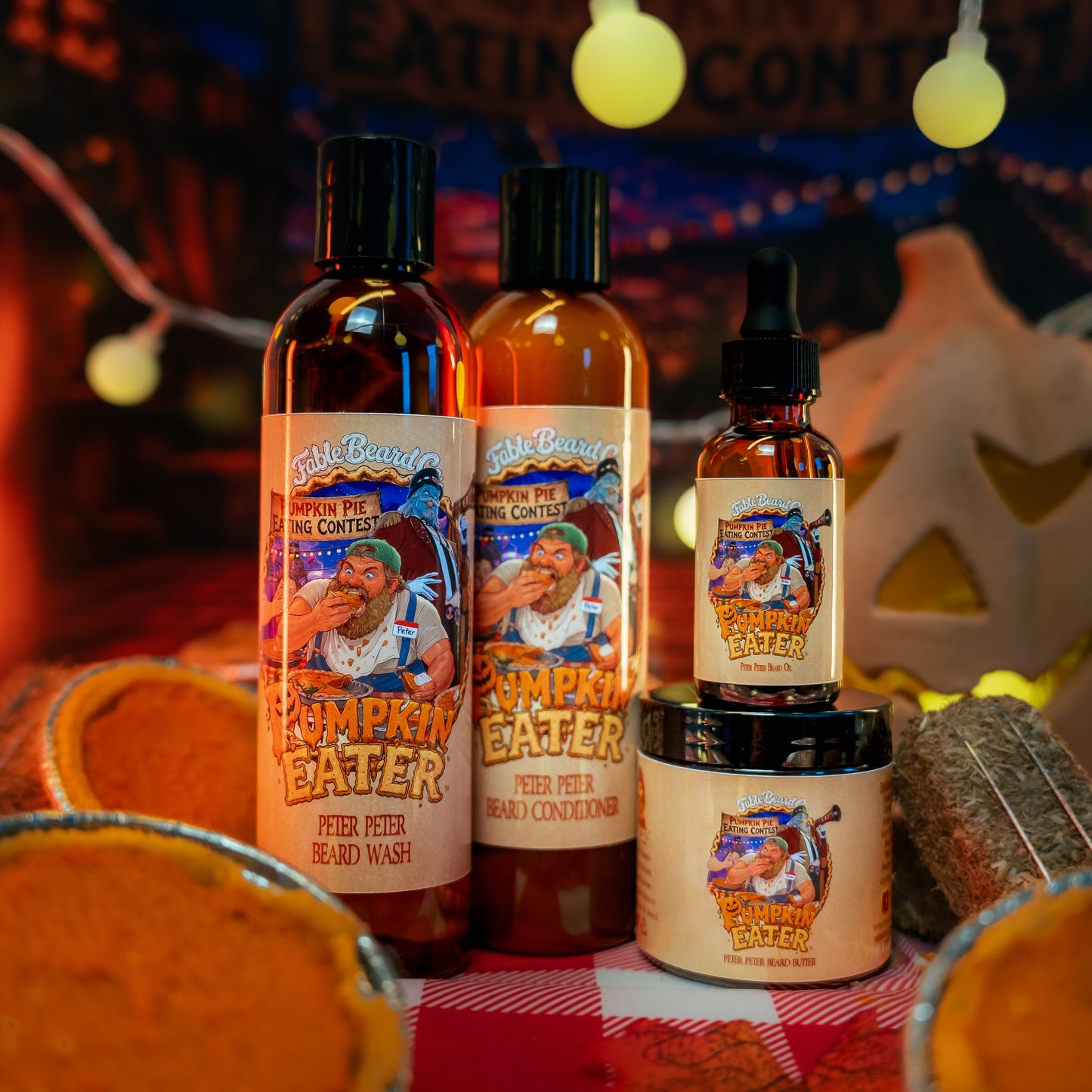 Pumpkin Eater - Complete Butter Kit - Prize Pumpkin Pie, Creamy Whipped Topping, Toasted Pie Crust