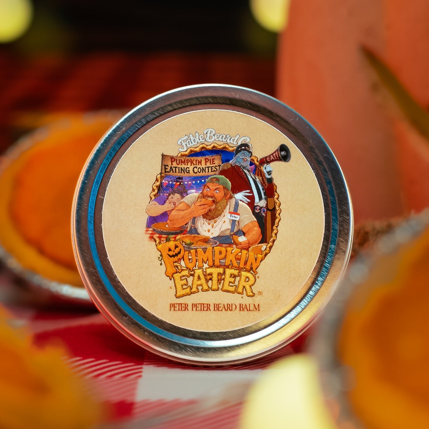 Pumpkin Eater - Beard Balm - Prize Pumpkin Pie, Creamy Whipped Topping, Toasted Pie Crust