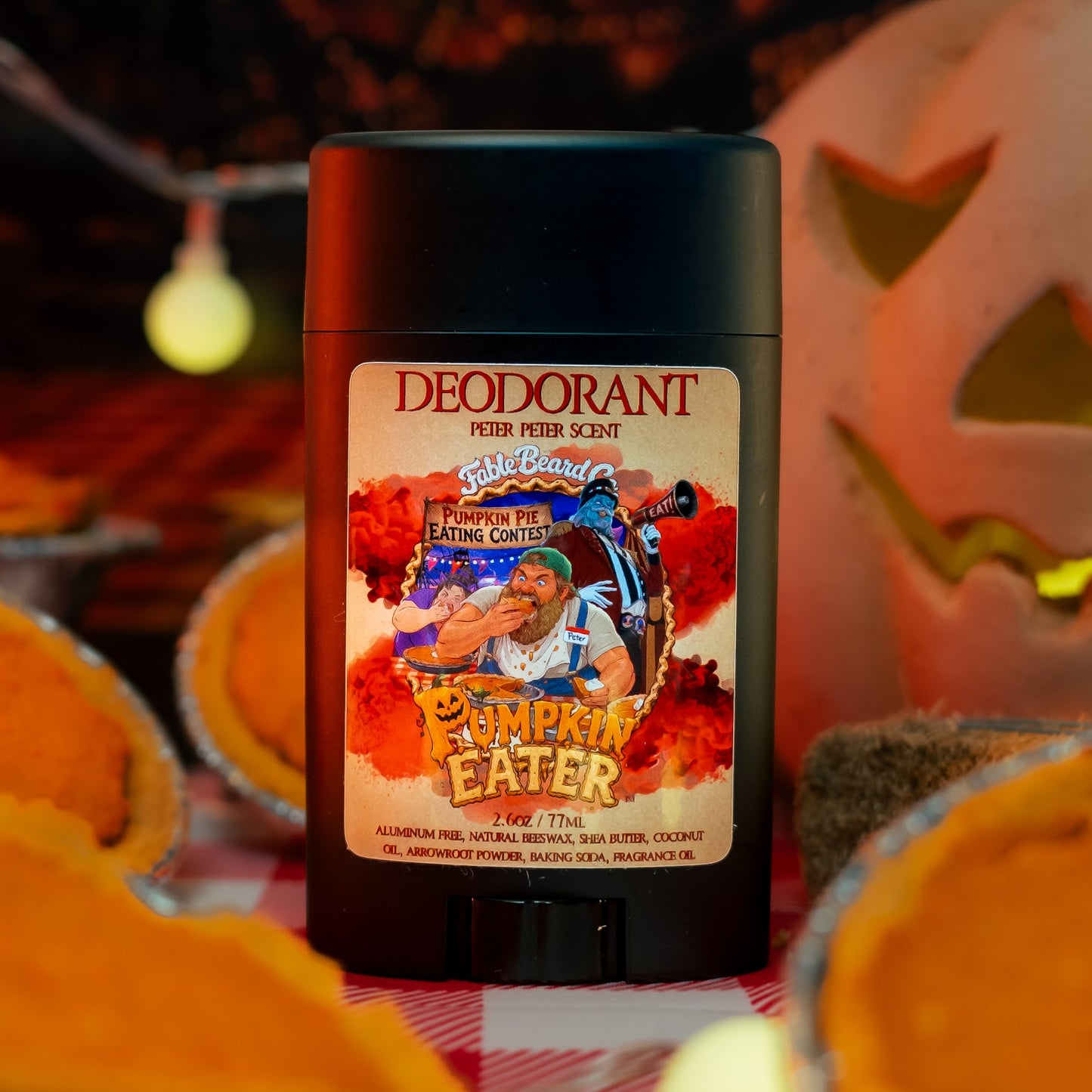 Pumpkin Eater - Deodorant - Prize Pumpkin Pie, Creamy Whipped Topping, Toasted Pie Crust