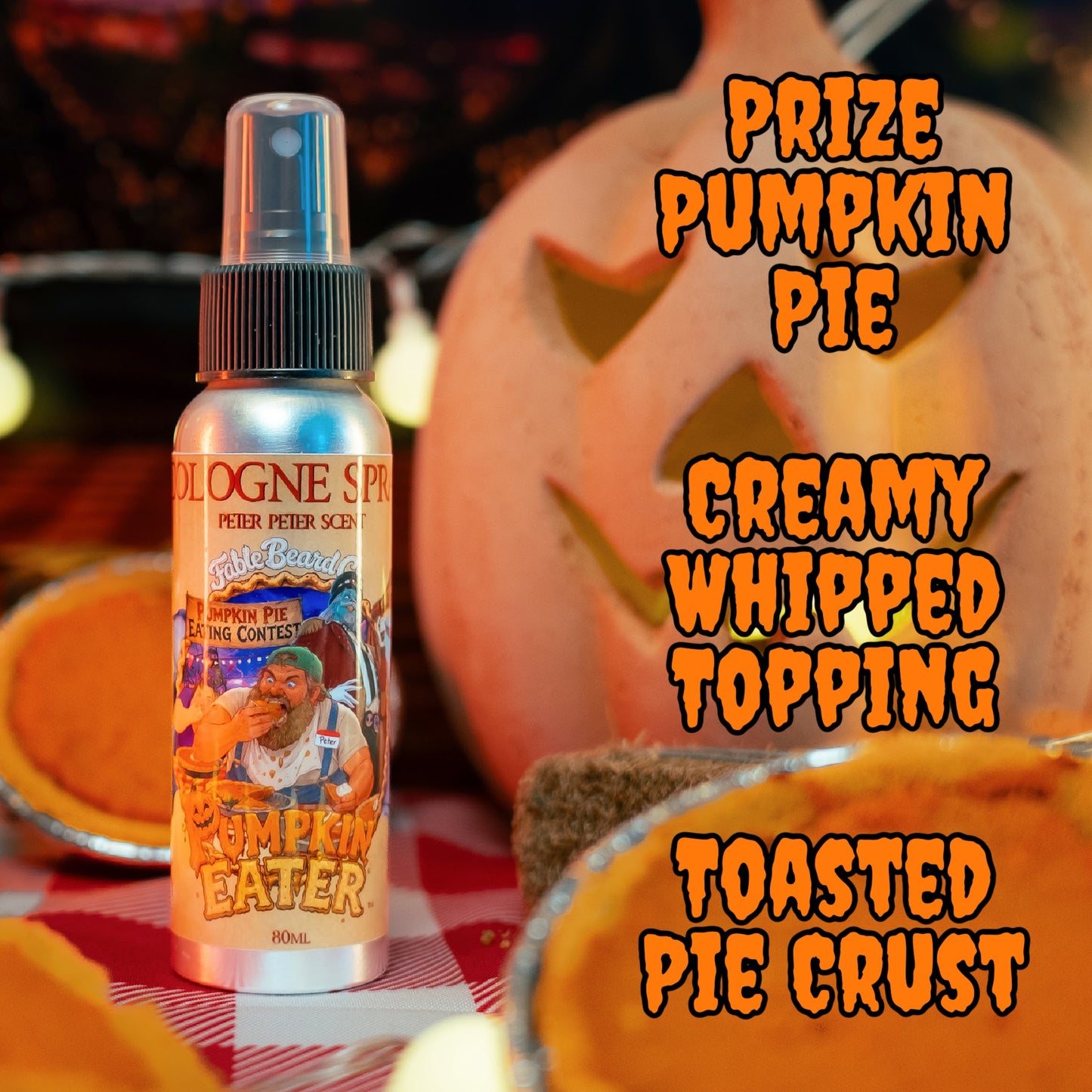 Pumpkin Eater - Cologne - Prize Pumpkin Pie, Creamy Whipped Topping, Toasted Pie Crust