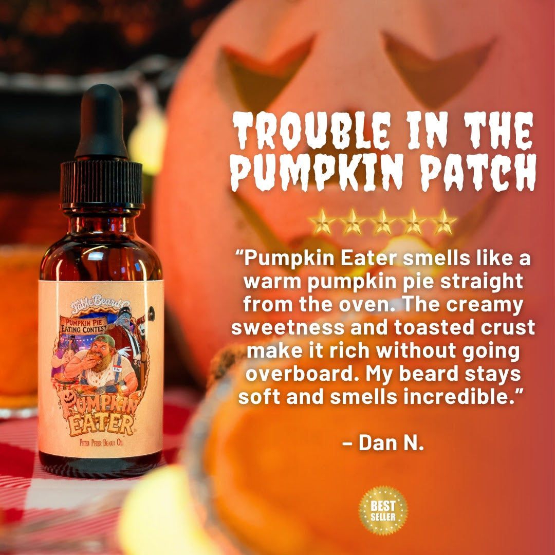 Pumpkin Eater - Beard Oil - Prize Pumpkin Pie, Creamy Whipped Topping, Toasted Pie Crust