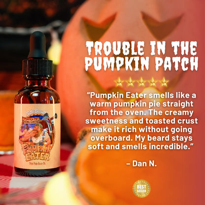 Pumpkin Eater - Beard Oil - Prize Pumpkin Pie, Creamy Whipped Topping, Toasted Pie Crust