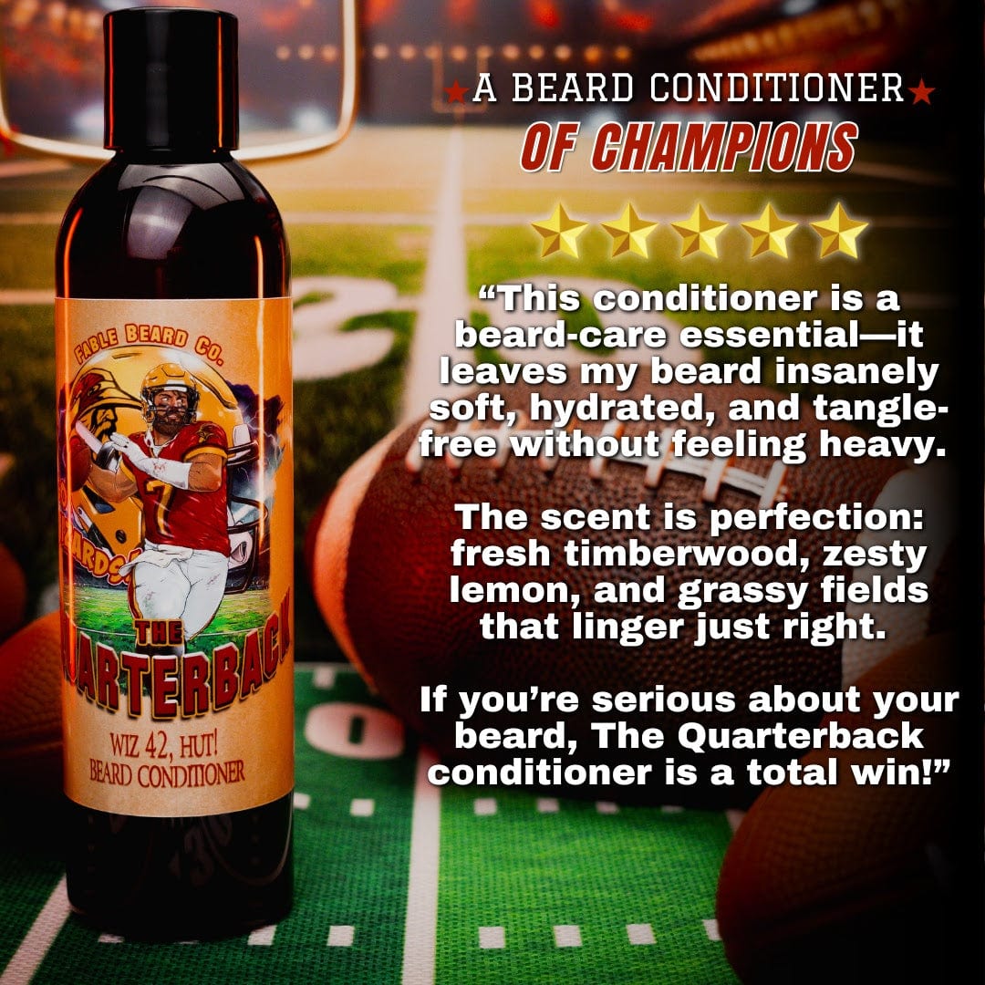 The Quarterback - Beard Conditioner - Aromatic Timberwood, Freshly Squeezed Lemons, Grassy Fields