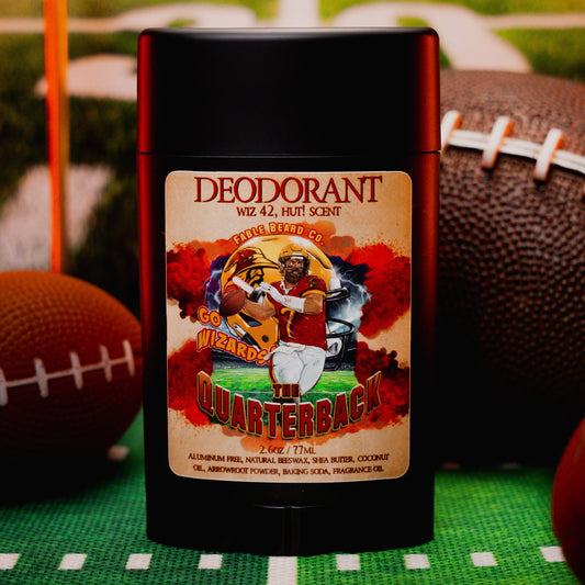 The Quarterback - Deodorant - Aromatic Timberwood, Freshly Squeezed Lemons, Grassy Fields