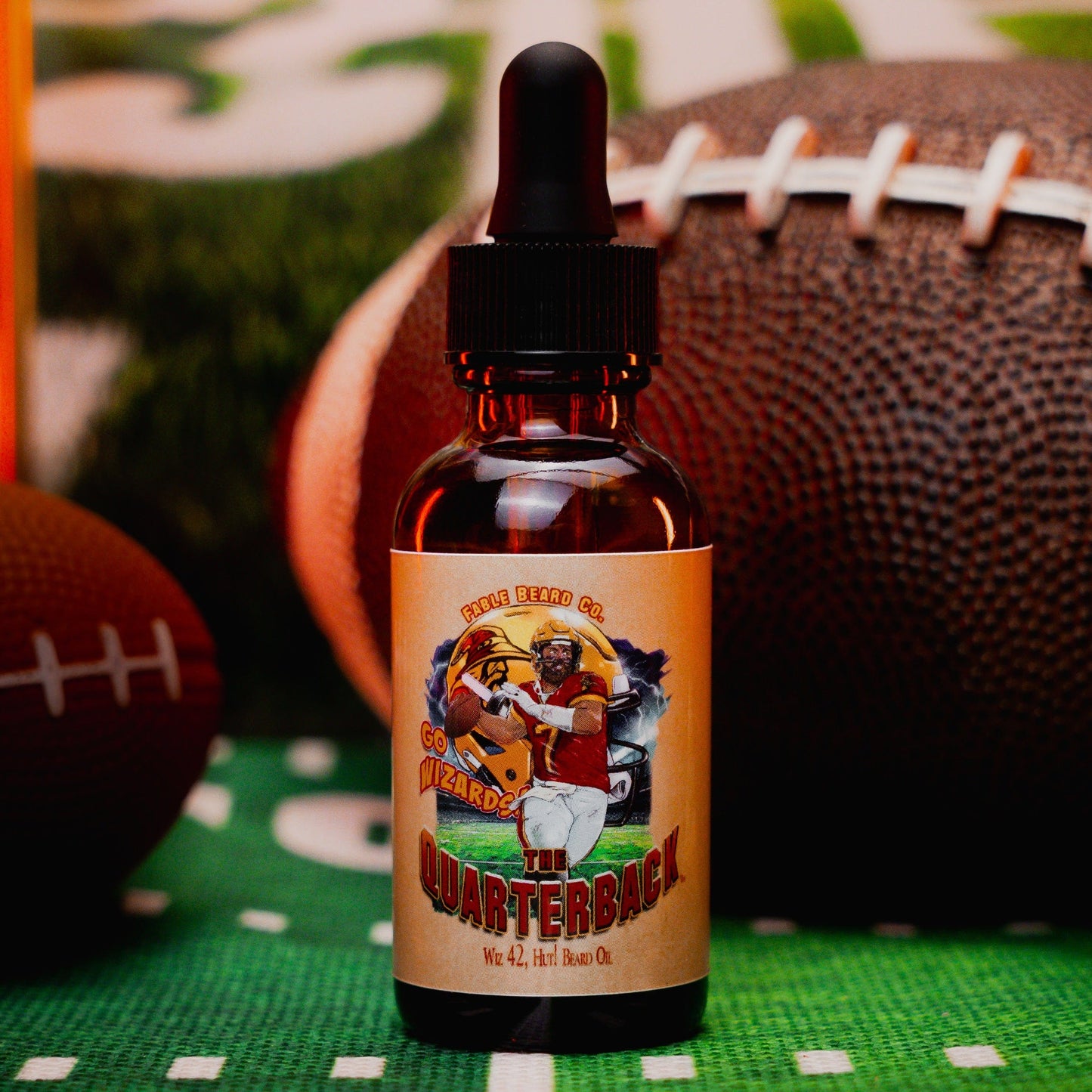 The Quarterback - Beard Oil - Aromatic Timberwood, Freshly Squeezed Lemons, Grassy Fields