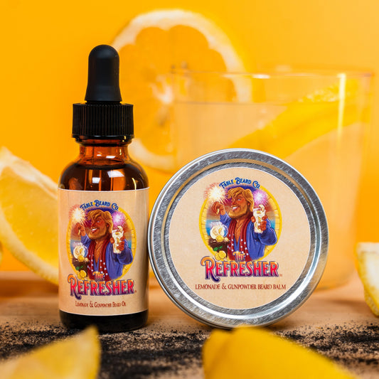 The Refresher - Beard Oil & Balm Kit - Gunpowder & Lemonade