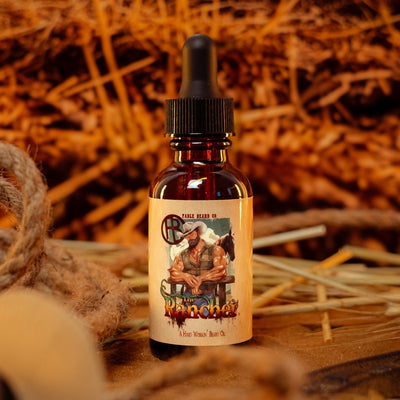 The Rancher - Beard Oil - Fresh Cut Cedar, Green Pastures, Leather Boots