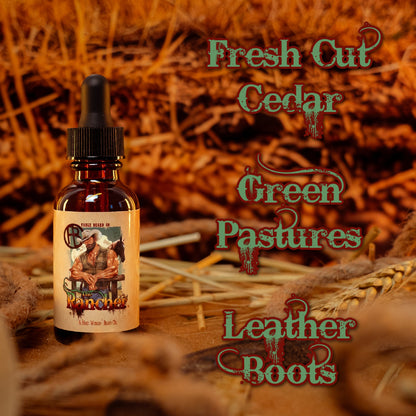 The Rancher - Beard Oil & Balm Kit - Fresh Cut Cedar, Green Pastures, Leather Boots