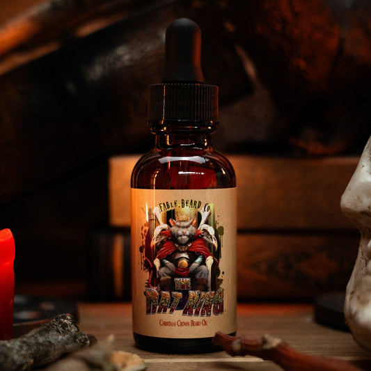 The Rat King - Beard Oil - Creamy Egg Nog, Cinnamon Spice Cake, Brandy Splash, Warm Icing