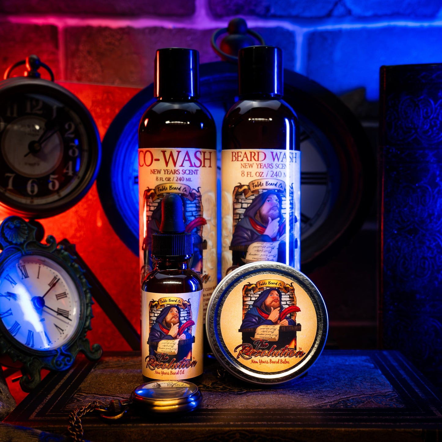 The Resolution - Complete Balm Kit - Cuban Cigars, Brazilian Coffee, and Vintage Champagne