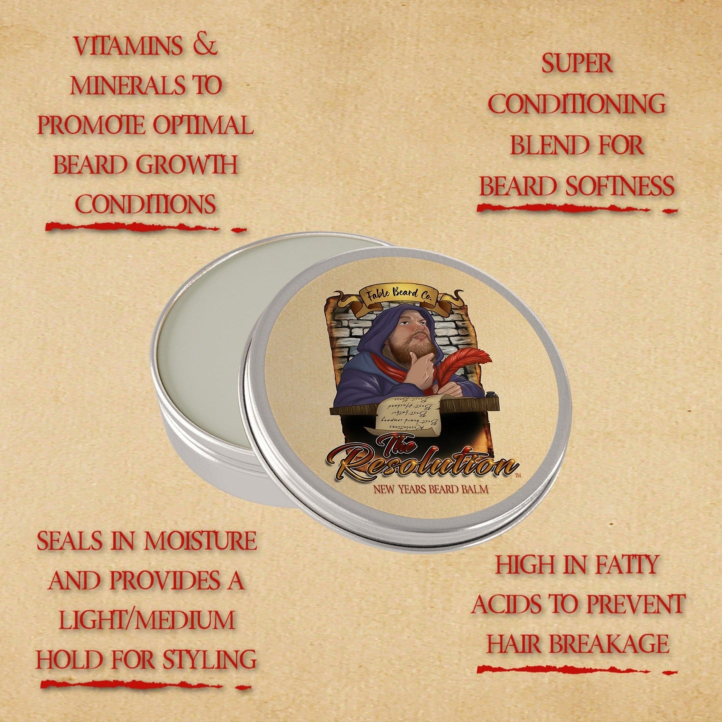 The Resolution - Complete Balm Kit - Cuban Cigars, Brazilian Coffee, and Vintage Champagne