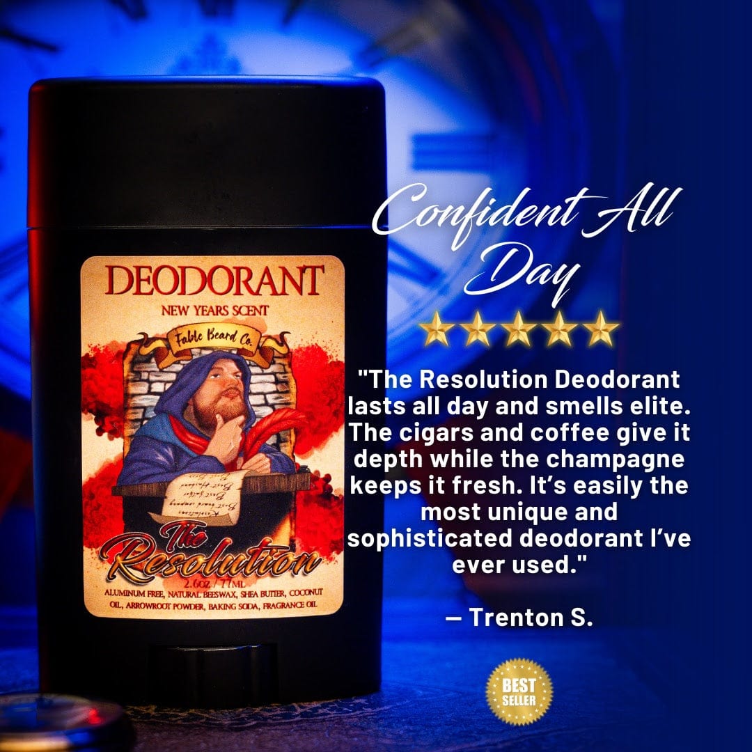 The Resolution - Deodorant - Cuban Cigars, Brazilian Coffee, and Vintage Champagne
