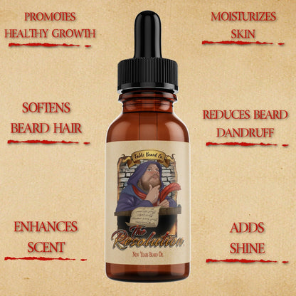 The Resolution - Beard Oil & Butter Kit - Cuban Cigars, Brazilian Coffee, and Vintage Champagne