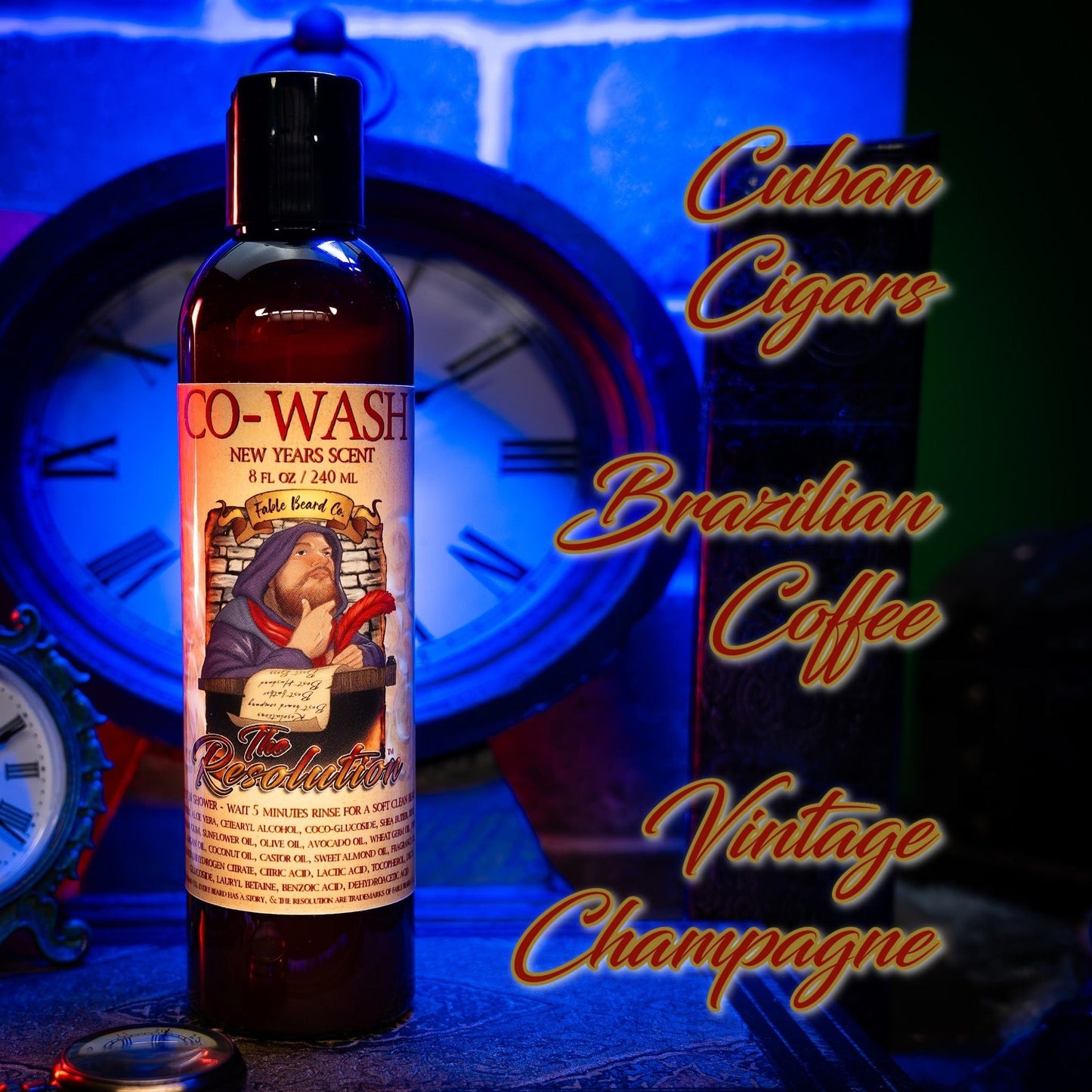 The Resolution - Beard Conditioner - Cuban Cigars, Brazilian Coffee, and Vintage Champagne