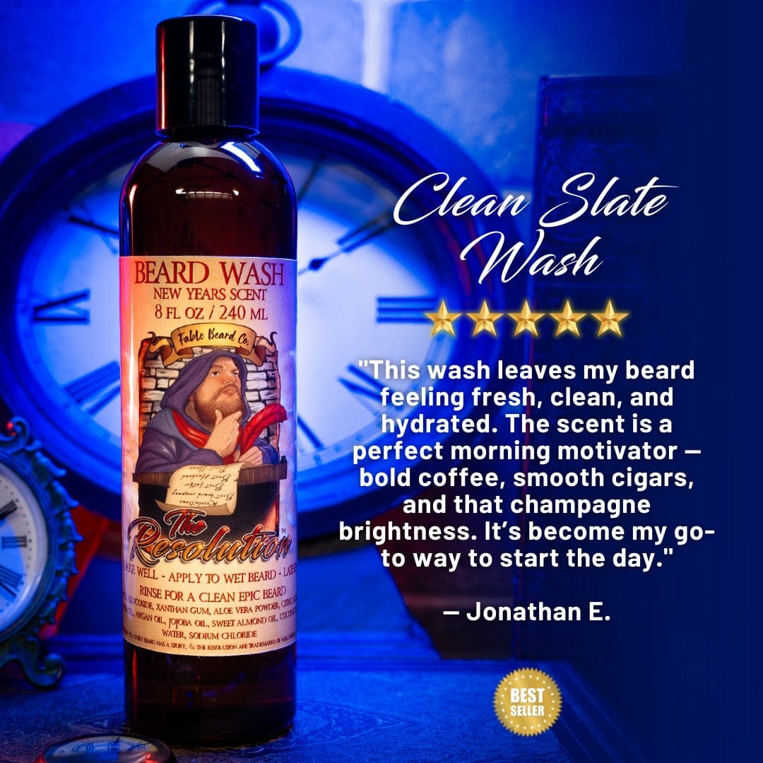 The Resolution - Beard Wash - Cuban Cigars, Brazilian Coffee, and Vintage Champagne