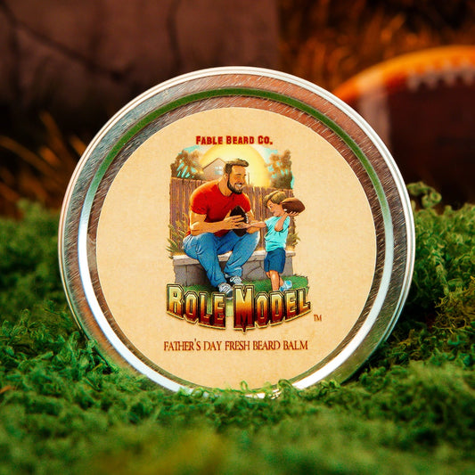 The Role Model - Beard Balm - Leathery Woods, Bergamot Spice Cologne, and Herbal Sage Musk