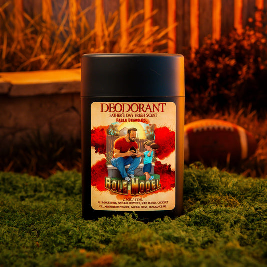 The Role Model - Deodorant - Leathery Woods, Bergamot Spice Cologne, and Herbal Sage Musk