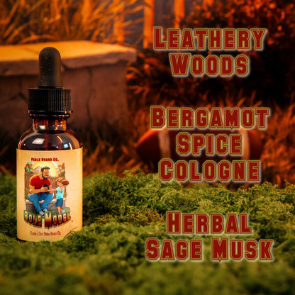 The Role Model - Beard Oil - Leathery Woods, Bergamot Spice Cologne, and Herbal Sage Musk
