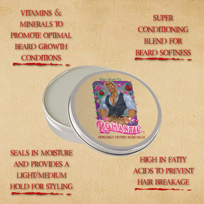 The Romantic - Beard Oil & Balm Kit - Crisp Bergamot, Sweet Guaiac Woods, Comforting Sandalwood