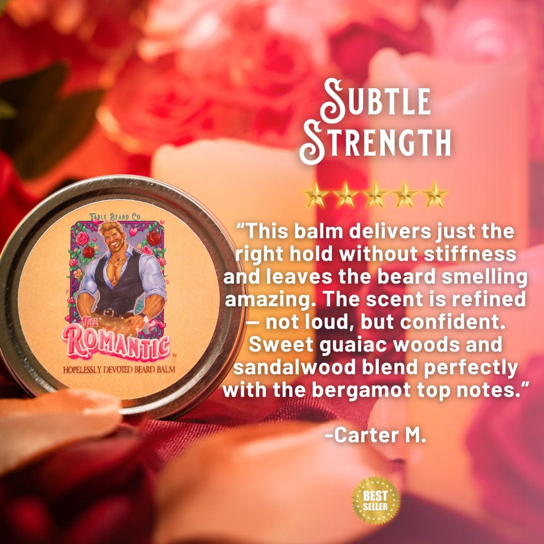 The Romantic - Beard Oil & Balm Kit - Crisp Bergamot, Sweet Guaiac Woods, Comforting Sandalwood