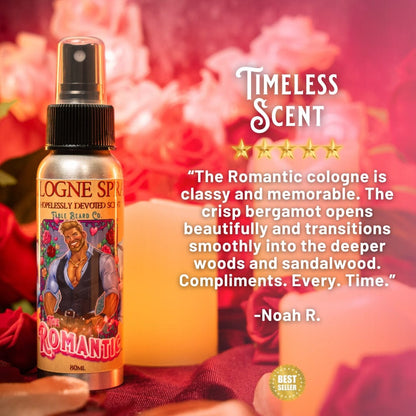 The Romantic - Cologne - Crisp Bergamot, Sweet Guaiac Woods, Comforting Sandalwood
