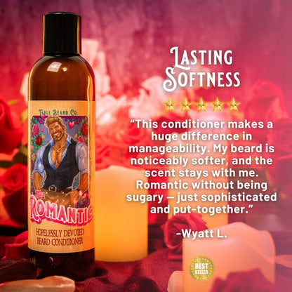 The Romantic - Beard Conditioner - Crisp Bergamot, Sweet Guaiac Woods, Comforting Sandalwood