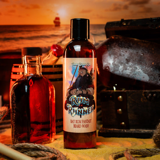Rum Runner - Beard Wash - Bay Rum Spices, Tahitian Lime, Fresh Coconut