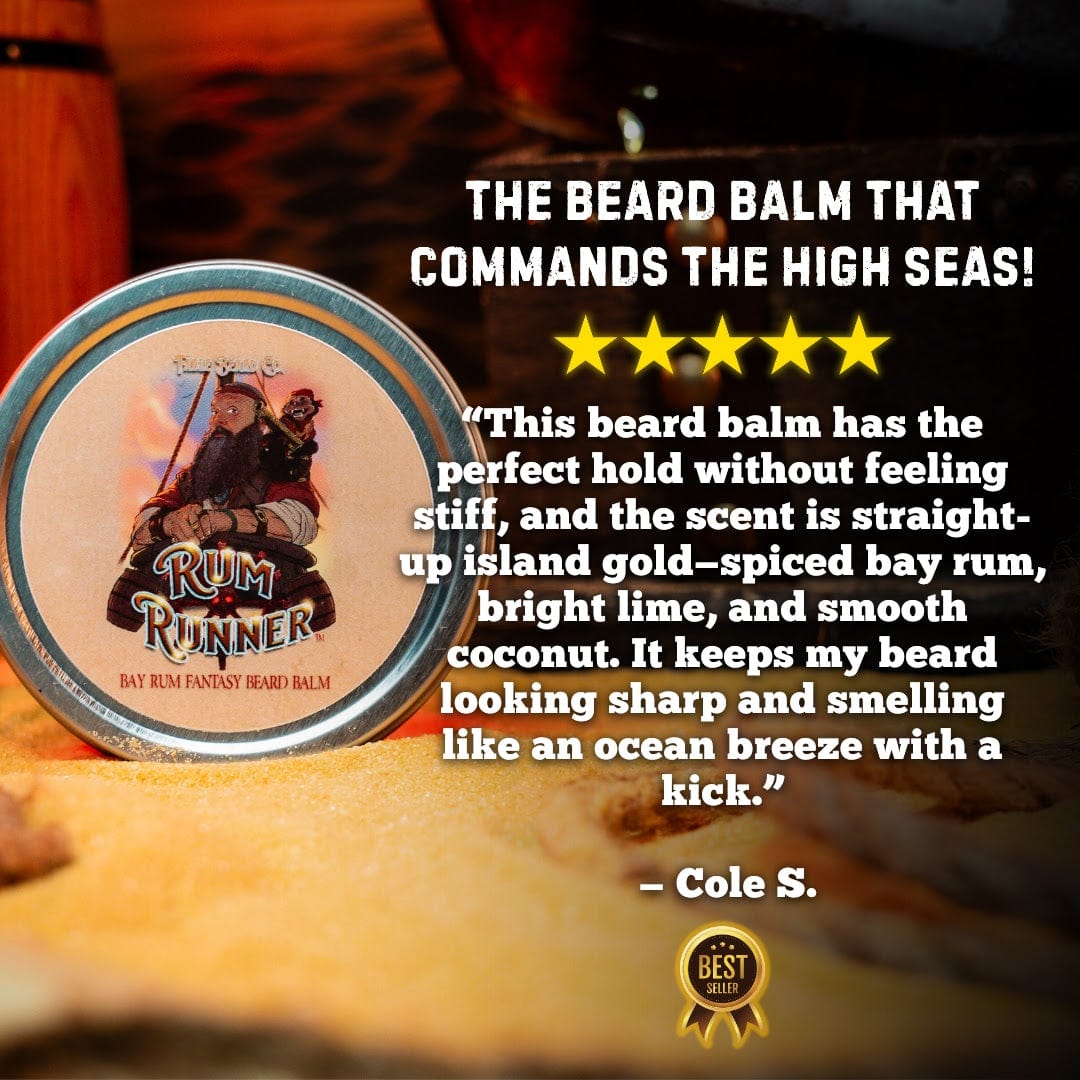 Rum Runner - Beard Balm - Bay Rum Spices, Tahitian Lime, Fresh Coconut