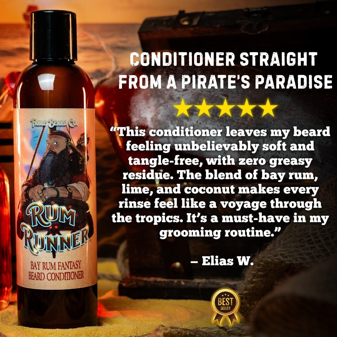 Rum Runner - Beard Conditioner - Bay Rum Spices, Tahitian Lime, Fresh Coconut