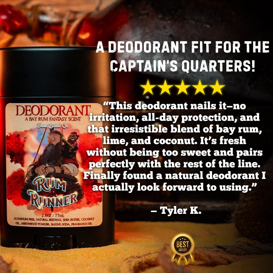 Rum Runner - Deodorant - Bay Rum Spices, Tahitian Lime, Fresh Coconut