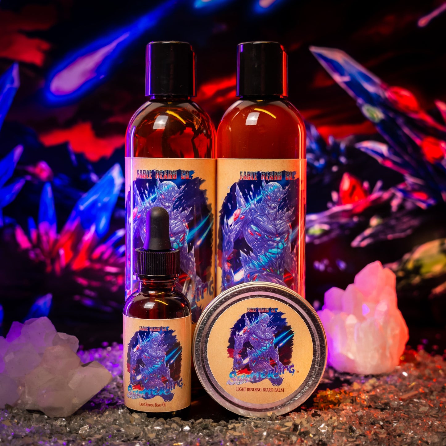 Shatterling - Complete Balm Kit - Radiant Safflower, Sparkling Macintosh Apple, Hot Red Berries