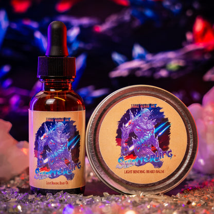 Shatterling - Beard Oil & Balm Kit - Radiant Safflower, Sparkling Macintosh Apple, Hot Red Berries