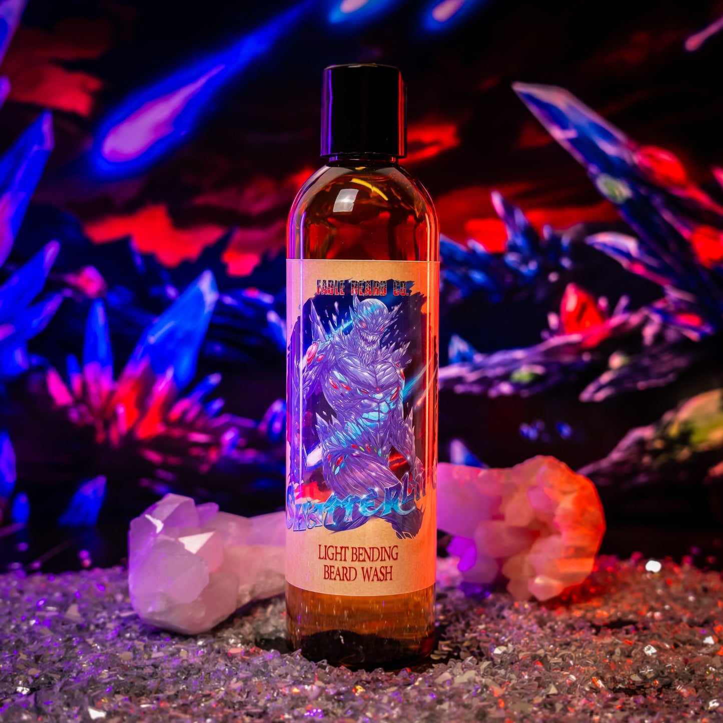 Shatterling - Beard Wash - Radiant Safflower, Sparkling Macintosh Apple, Hot Red Berries