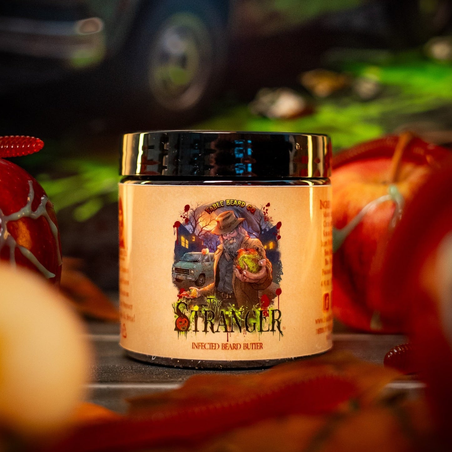 The Stranger - Beard Butter - Poisoned Orchard Apple, Brûléed Wild Berries, Vanilla Shadow