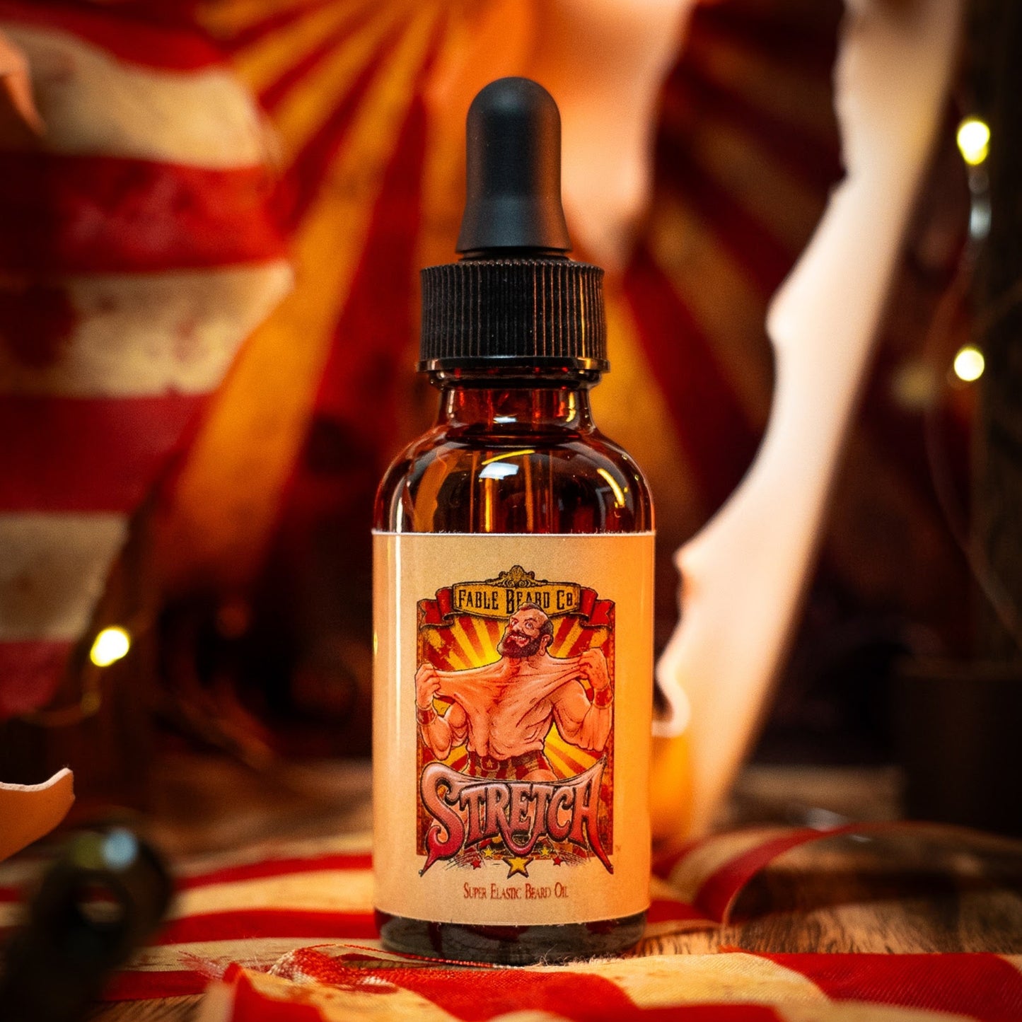 Stretch - Beard Oil - Stretched Leather, Evergreen Fruits, Silken Sweet Cream